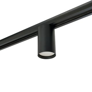 Светильник TDL-133 трековый однофазный на шинопровод под лампу GU10, черный