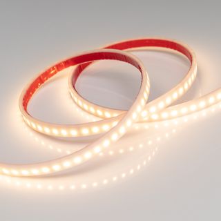 Светодиодная лента RTW 2-5000PW 24V Warm2700 2x (3528, 600 LED, LUX) (9.6 Вт/м, IP66)