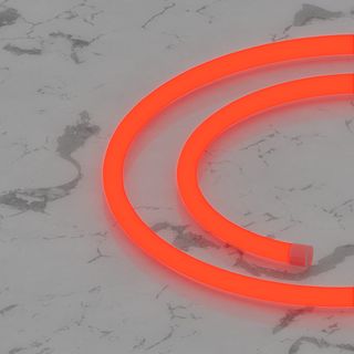 Гибкий неон круглый DL-N D14mm 2835 120led  220V Red 8W