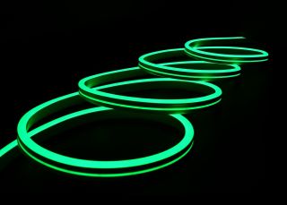 Светодиодный гибкий неон DL-N 8х16 2835 120led  12V Green 9.6W