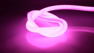 Гибкий неон круглый IDL-N D14mm/1000mm 2835 120led  220V Pink 8W