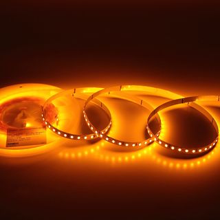 Светодиодная лента Pro-С 2835 120led 24V, IP20, 8mm, без скотча, Orange