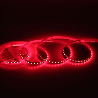 Светодиодная лента Pro-С 2835 120led 24V, IP20, 5mm, без скотча, Red