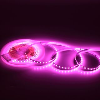 Светодиодная лента Pro-С 2835 120led 24V, IP20, 5mm, без скотча, Pink