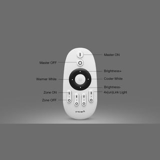 Кнопочный пульт IDL-007 (CCT+ Brightness, 1-4 zone, 2.4GHz)
