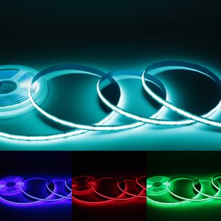 Светодиодная лента IDL-COB 576led, 24V, 20Вт/м, IP20, RGB