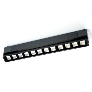 Светильник TDL-131 трековый однофазный на шинопровод 30W 4000K 60 град, черный, серия LensFold