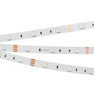 Светодиодная лента RT-B30-10mm 12V RGB (7.2 W/m, IP20, 5060, 5m) (Arlight, Открытый)
