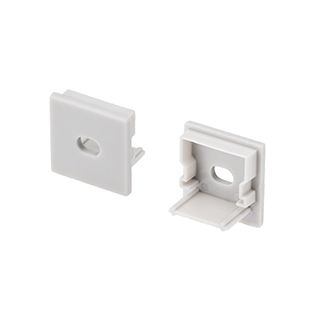 Заглушка ARH-WIDE-B-H20 Square с отверстием (Пластик)