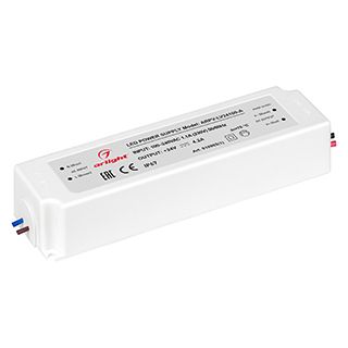 Блок питания ARPV-LV24100-A (24V, 4.2A, 100W) (IP67 Пластик, 3 года)