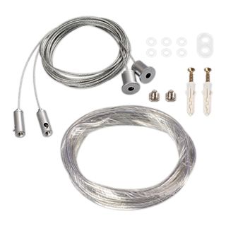 Подвес токопроводящий ARL-2x2m Set SILVER (Pad 9x2mm, 2x18AWG) (провод 2x0.75)