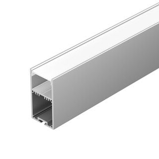 Профиль с экраном SL-LINE-3667-2500 ANOD+OPAL (Алюминий)