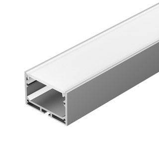 Профиль с экраном SL-LINE-4932-2500 ANOD+OPAL (Алюминий)