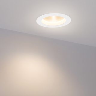 Светодиодный светильник LTD-145WH-FROST-16W White 110deg (IP44 Металл, 3 года)