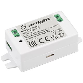 Блок питания ARV-SN24006-C (24V, 0.25A, 6W) (IP20 Пластик, 3 года)