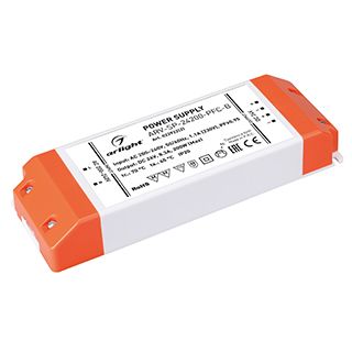 Блок питания ARV-SP-24200-PFC-B (24V, 8.3A, 200W) (IP20 Пластик, 5 лет)