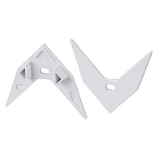 Заглушка ARH-DECORE-S12-EXT Square с отверстием (Пластик)