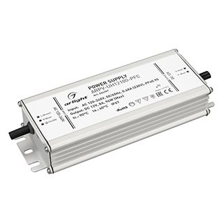Блок питания ARPV-UH12100-PFC (12V, 8.0A, 96W) (IP67 Металл, 7 лет)
