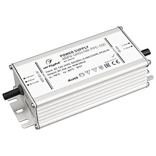 Блок питания ARPV-UH24100-PFC-55C (24V, 4.2A, 100W) (IP67 Металл, 5 лет)