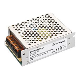Блок питания ARS-60-12 (12V, 5A, 60W) (IP20 Сетка, 2 года)
