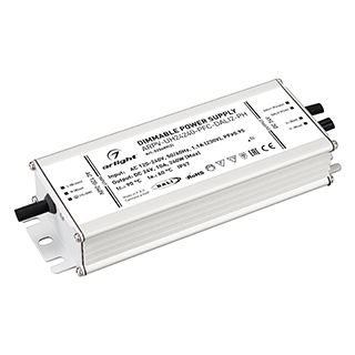 Блок питания ARPV-UH24240-PFC-DALI2-PH (24V, 10.0A, 240W) (IP67 Металл, 7 лет)