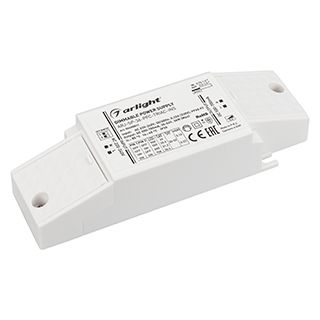 Блок питания ARJ-SP-36-PFC-TRIAC-INS (36W, 30-52V, 0.5-0.7A) (IP20 Пластик, 5 лет)