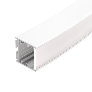Профиль SL-ARC-3535-D1500-W90 WHITE (1180мм, дуга 1 из 4) (Алюминий)