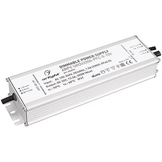 Блок питания ARPV-UH24320A-PFC-0-10V (24V, 13.3A, 320W) (IP67 Металл, 7 лет)
