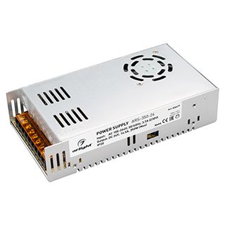 Блок питания ARS-350-24 (24V, 14.5A, 350W) (IP20 Сетка, 2 года)