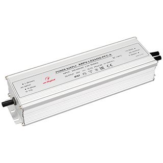 Блок питания ARPV-LG24400-PFC-A (24V, 16.7A, 400W) (IP67 Металл, 5 лет)