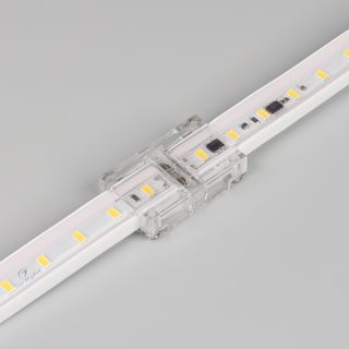 Коннектор прямой для ленты ARL-50000PV (15.5x6mm) прозрачный (Пластик)