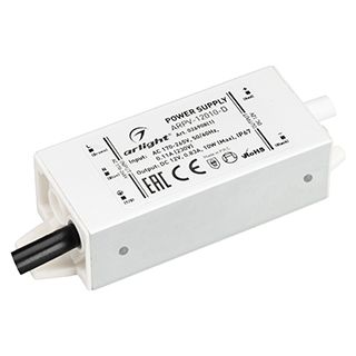 Блок питания ARPV-12010-D (12V, 0.83A, 10W) (IP67 Металл, 3 года)