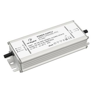 Блок питания ARPV-UH24200-PFC (24V, 8.3A, 200W) (IP67 Металл, 7 лет)