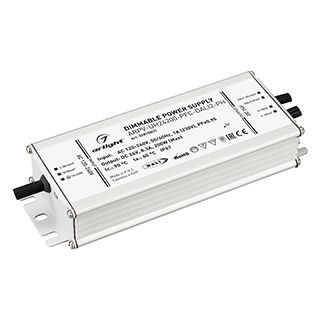 Блок питания ARPV-UH24200-PFC-DALI2-PH (24V, 8.3A, 200W) (IP67 Металл, 7 лет)
