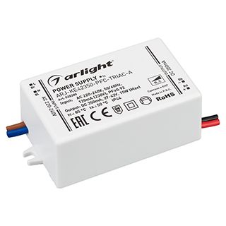 Блок питания ARJ-KE42350-PFC-TRIAC-A (15W, 350mA) (IP44 Пластик, 5 лет)