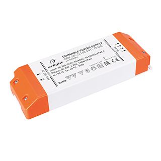 Блок питания ARV-SP-24150-PFC-TRIAC (24V, 6.25A, 150W) (IP20 Пластик, 5 лет)