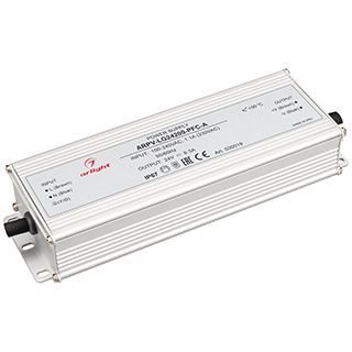 Блок питания ARPV-LG24200-PFC-A (24V, 8.3A, 200W) (IP67 Металл, 5 лет)