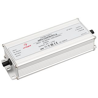 Блок питания ARPV-LG24150-PFC-A (24V, 6.25A, 150W) (IP67 Металл, 5 лет)