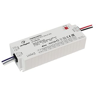 Блок питания ARJ-SP-40-PFC-DALI2-INS (40W, 9-48V, 0.5-0.85A) (IP20 Пластик, 5 лет)