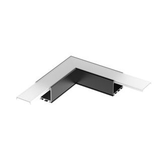 Угол PLS-LOCK-H25-L90 BLACK (с экраном MAT-L) (Металл)