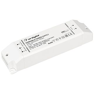 Блок питания ARV-SN24040-TRIAC (24V, 1.65A, 40W) (IP20 Пластик, 3 года)