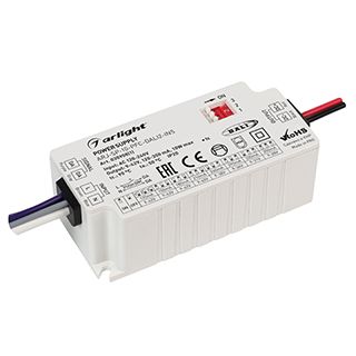 Блок питания ARJ-SP-10-PFC-DALI2-INS (10W, 9-42V, 0.12-0.35A) (IP20 Пластик, 5 лет)