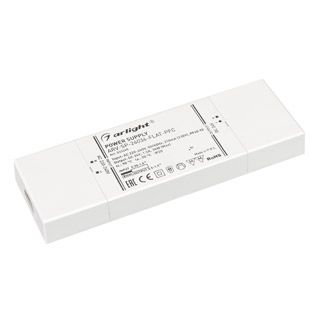 Блок питания ARV-SP-24036-FLAT-PFC (24V, 1.5A, 36W) (IP20 Пластик, 5 лет)