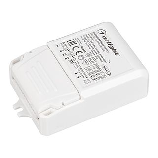 Блок питания ARJ-SP-12-PFC-DALI2-A (12W, 3-24V, 0.35-0.7A) (IP20 Пластик, 5 лет)