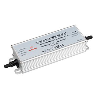 Блок питания ARPV-48150-A1 (48V, 3.13А, 150W) (IP67 Металл, 3 года)