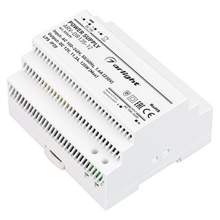 Блок питания ARV-DR135-12 (12V, 11.3A, 135W) (IP20 DIN-рейка)