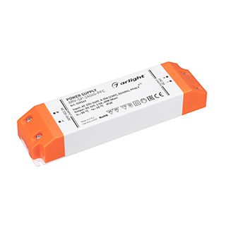 Блок питания ARV-SP-24060-PFC (24V, 2.5A, 60W) (IP20 Пластик, 5 лет)