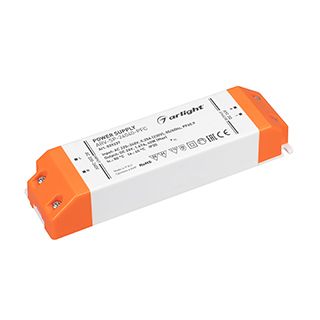 Блок питания ARV-SP-24040-PFC (24V, 1.67A, 40W) (IP20 Пластик, 5 лет)