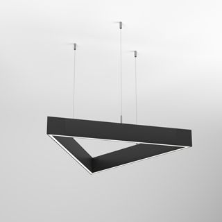 Светильник ALT-LINEAIR-TRIANGLE-FLAT-UPDOWN-DIM-1375-130W Warm3000 (BK, 100 deg, 230V)