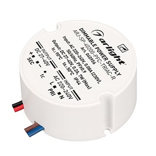 Блок питания ARJ-SP-40200-PFC-TRIAC-R (7W, 27-40V, 200mA) (IP44 Пластик, 5 лет)